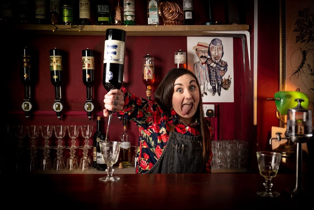 Championing absinthe at Croque Monsieur