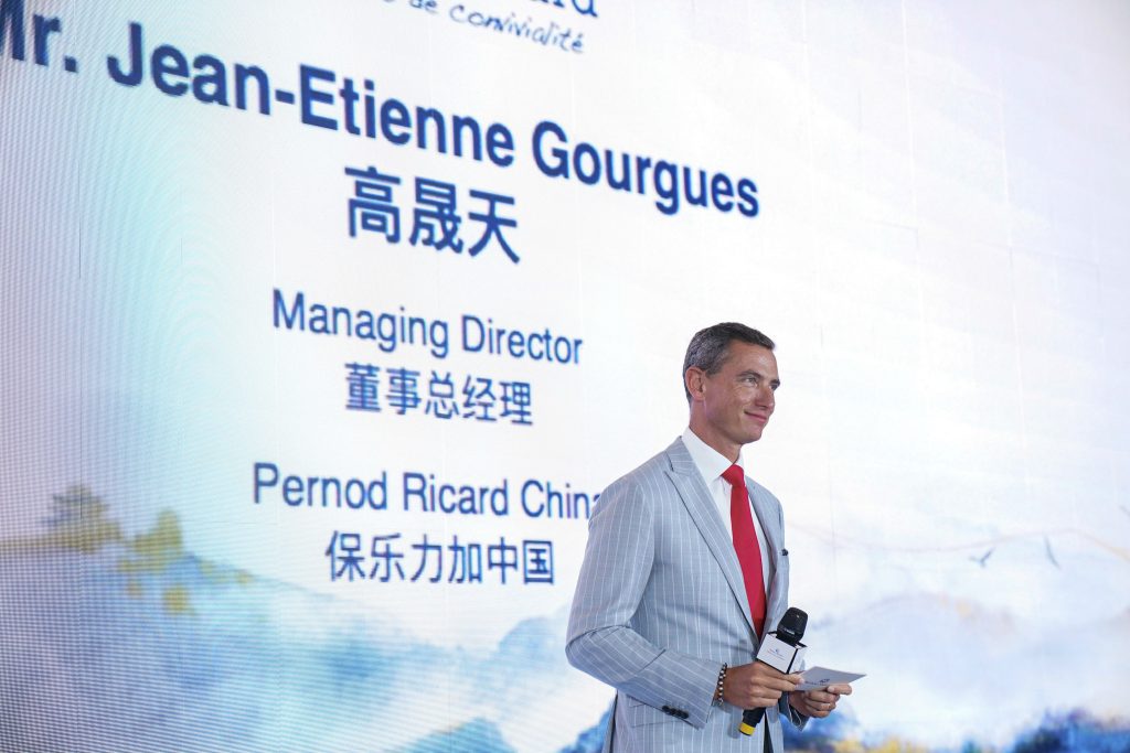 Jean-Etienne Gourgues, Pernod Ricard's MD for China