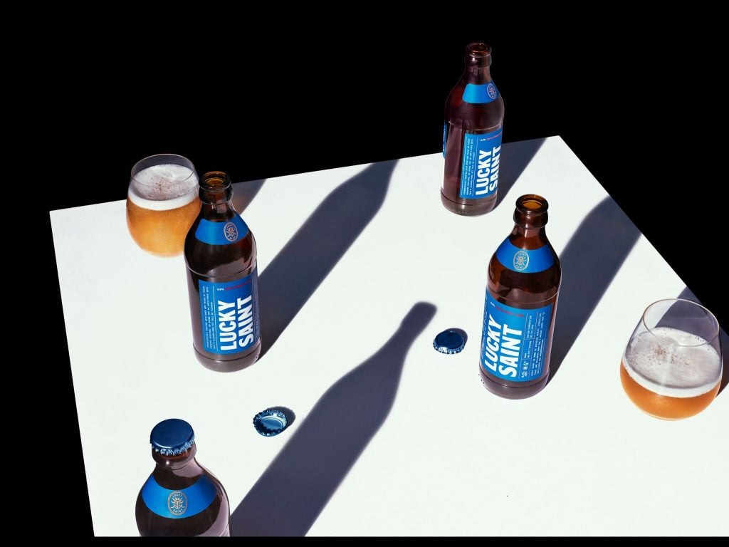 Lucky Saint beer