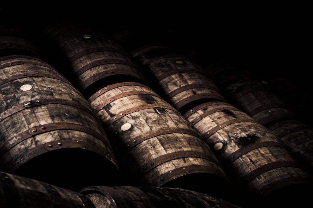 Oak barrels