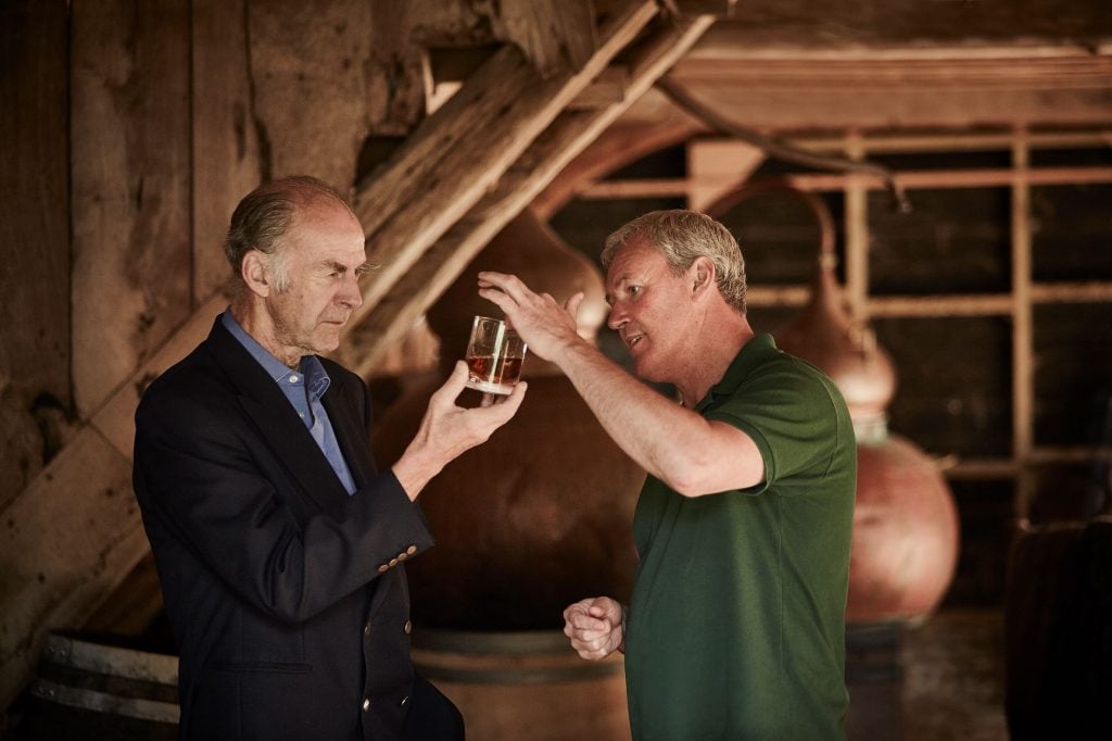 Sir Ranulph Fiennes with Dr John Waters