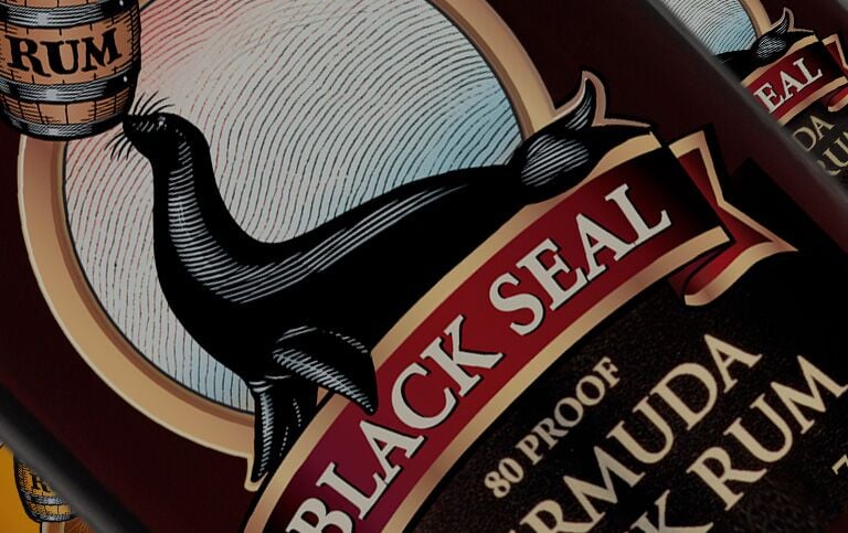 Gosling Black Seal Rum, Dark and Stormy