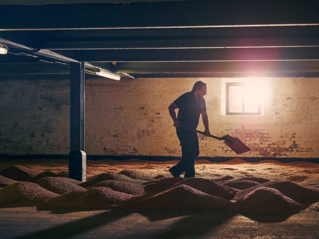Bowmore's floor malting