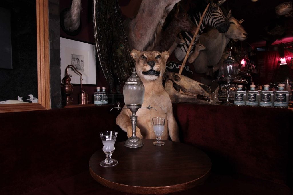 Devil's Botany absinthe at the Last Tuesday Society