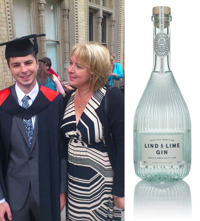 James, his mum, and a Lind & Lime Mother's Day treat