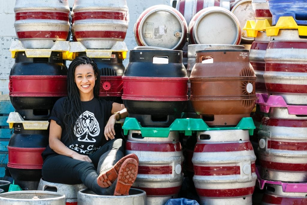 Jaega Wise Wild Card Brewery Credit: Miles Willis by empty kegs