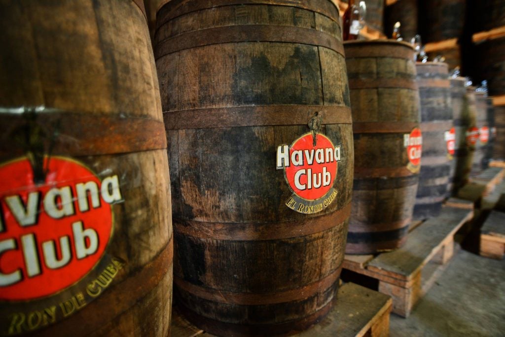 Havana Club Rum ageing in barrels