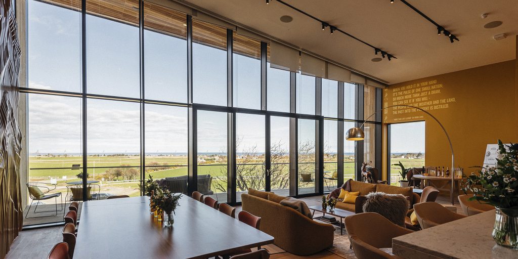 Terrace bar at Clynelish