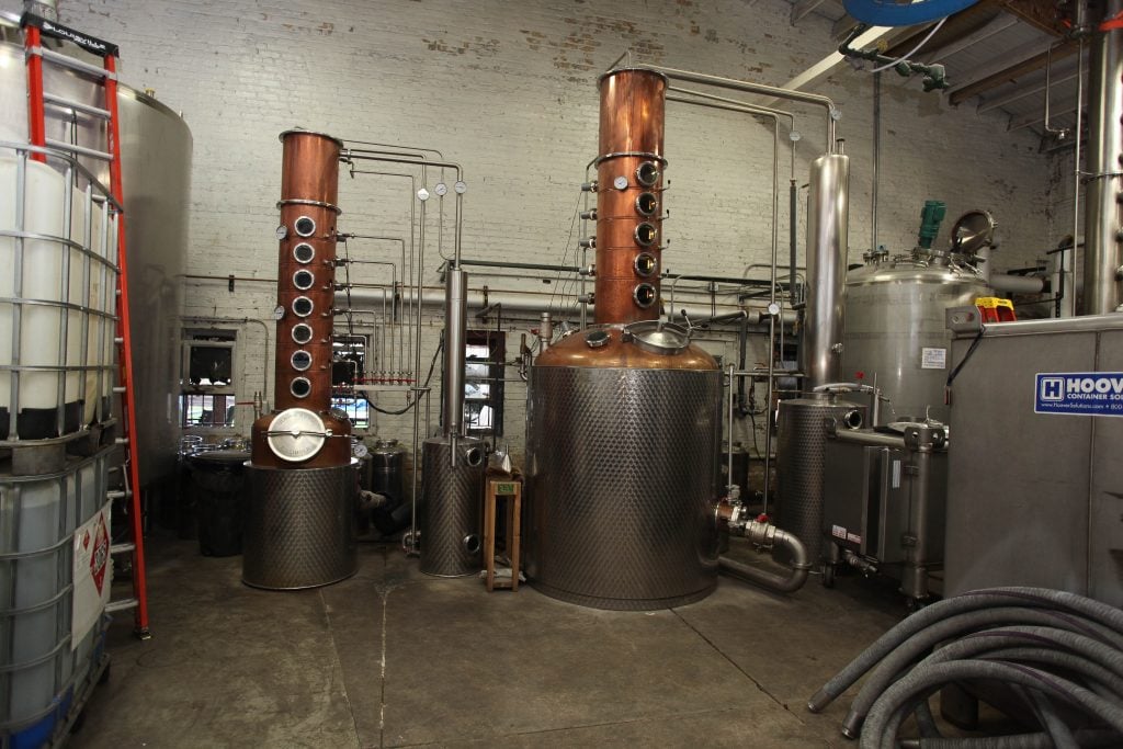 Stills at FEW Spirits in Illinois