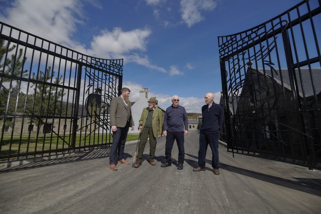 Stewart Bowman and family at Brora
