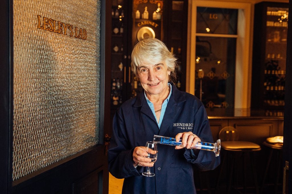 Lesley Gracie at Hendrick's HQ