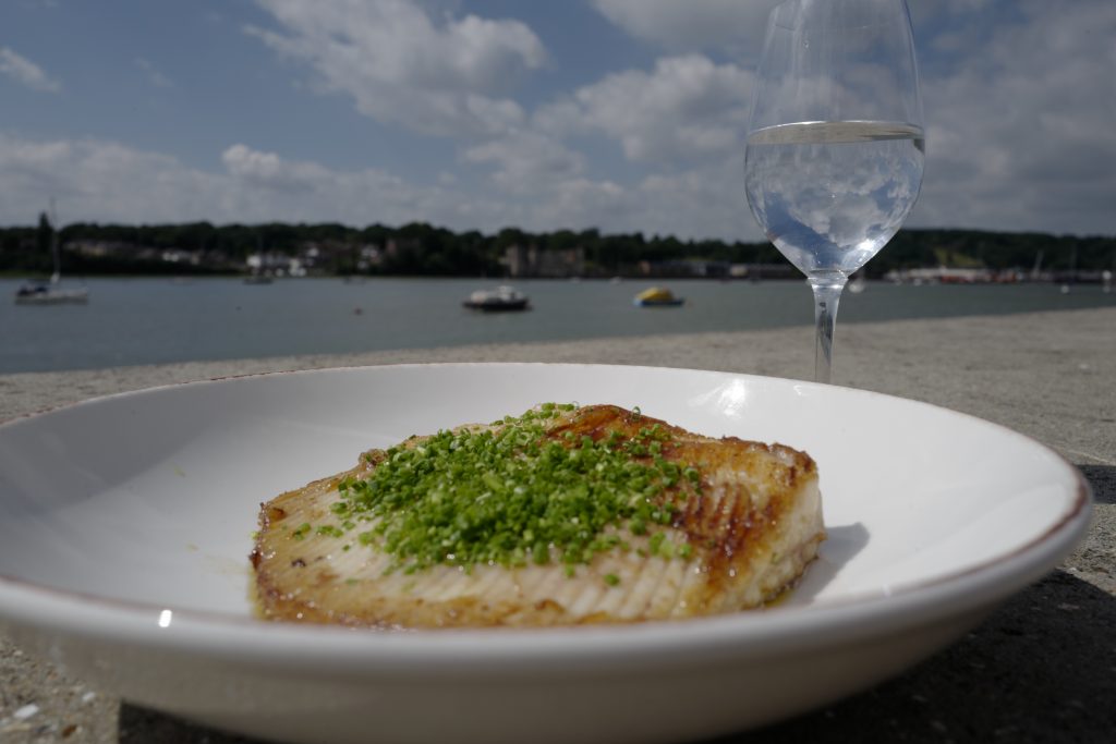 Skate wing at Copper Rivet Distillery