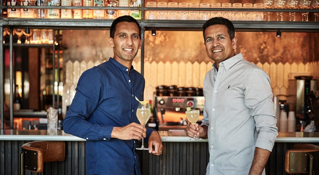 Vishal Patel and his brother-in-law Sajag Patel, Sollasa