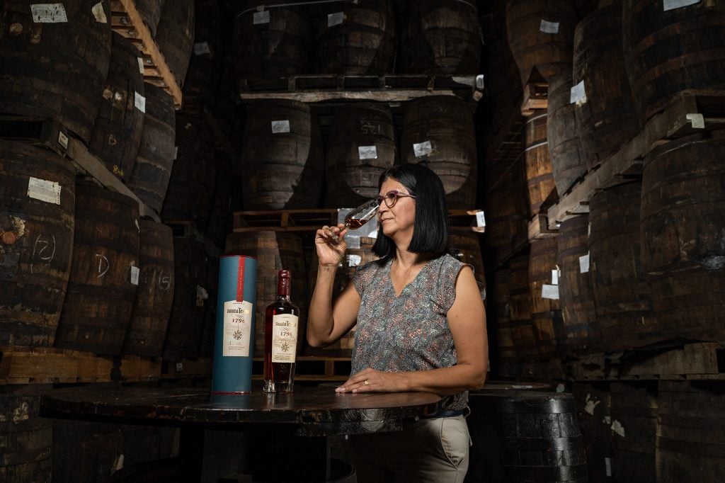 Nancy Duarte makes rum at Santa Teresa Distillery