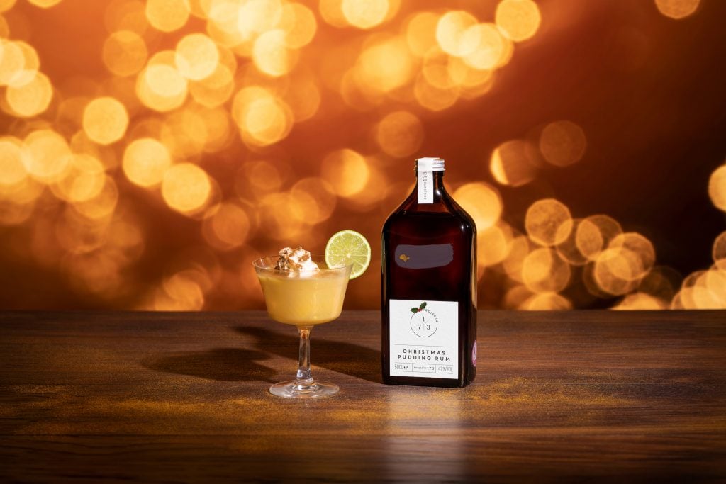 The Spicy Snowball, a recipe from Master of Malt featuring its Christmas Pudding Rum, also pictured