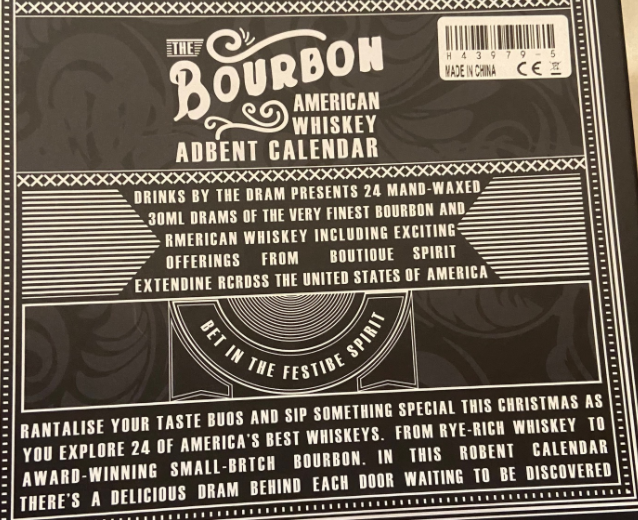 Fake advent calendars