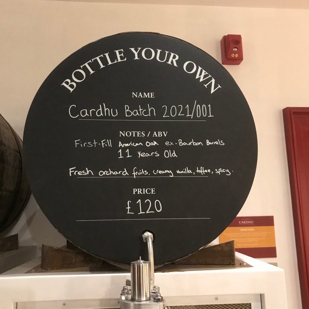 Cardhu cask strength