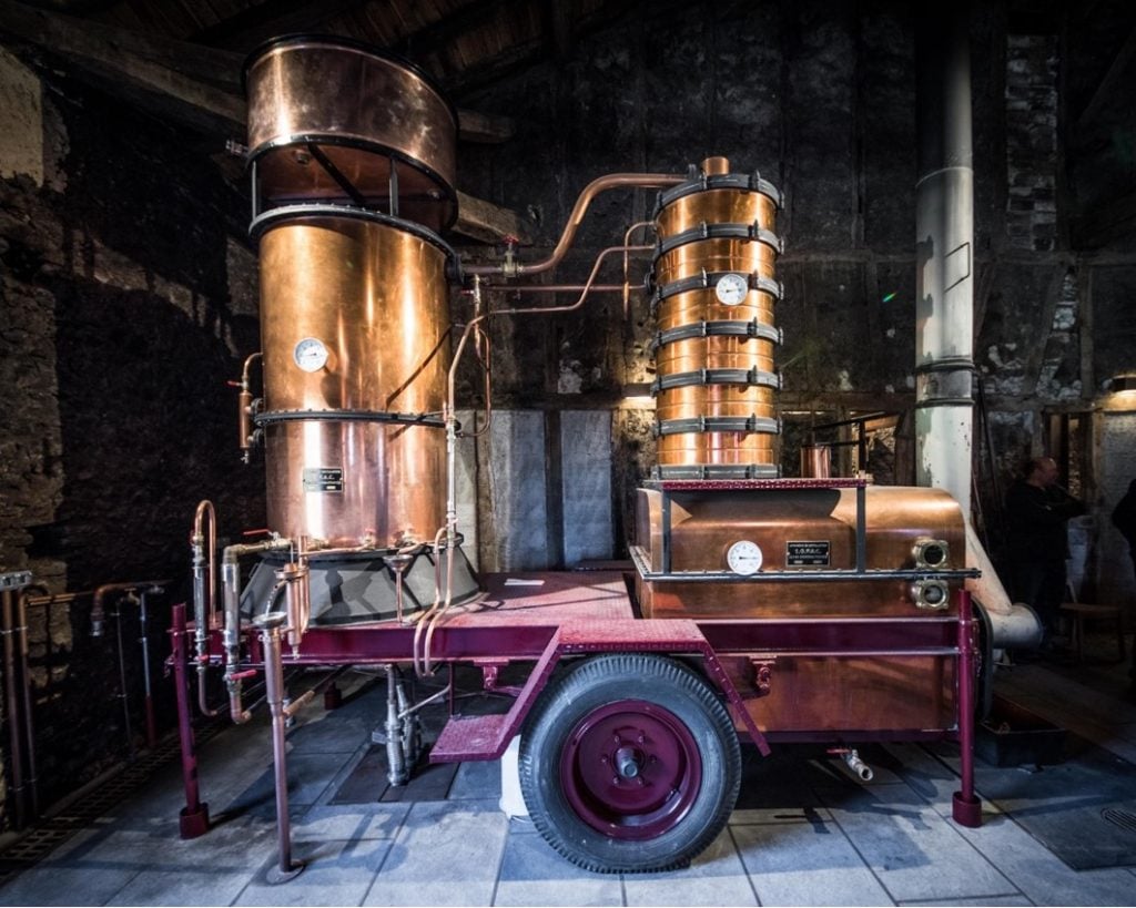 Domaine Tariquet Armagnac still