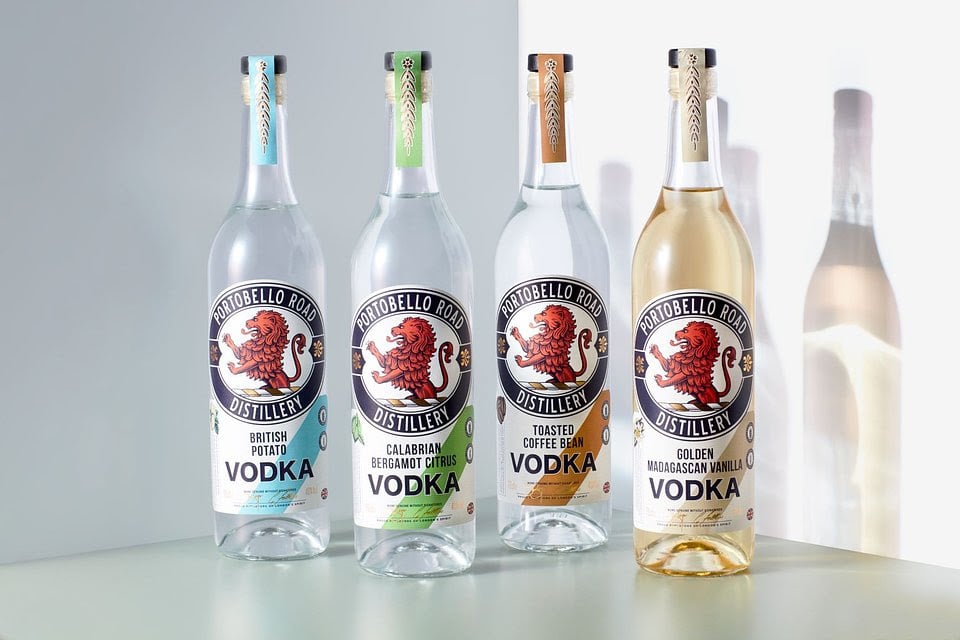 Portobello Road Distillery flavoured vodka 