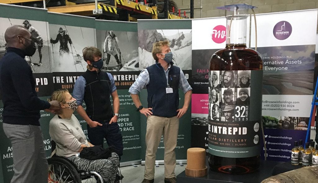 World’s largest bottle of Scotch whisky