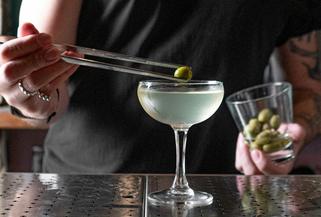 Dirty Martini - Just one olive? Don't be shy for goodness sake.