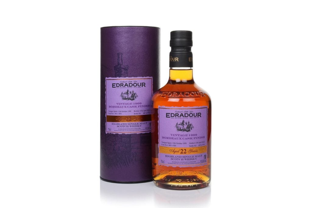 Edradour 22 Year Old 1999 (cask 803 & 804) - Bordeaux Cask Finish