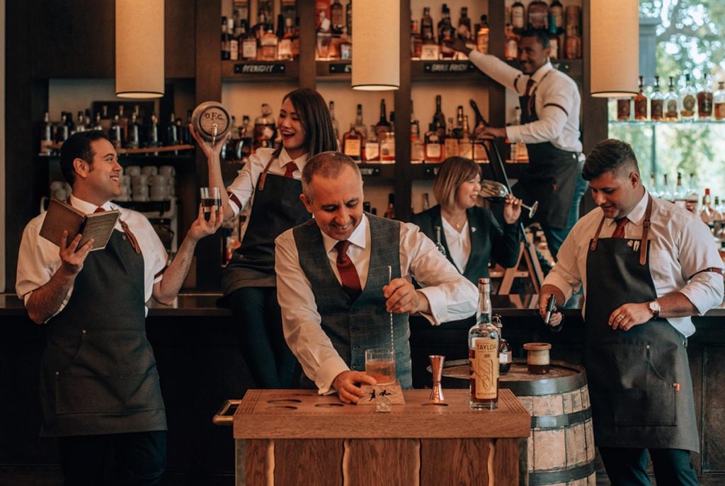 Buffalo Trace old-fashioned-trolley