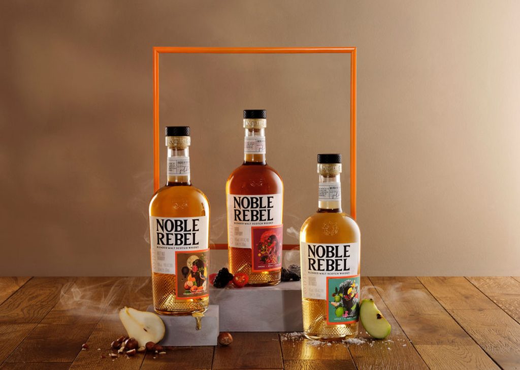 The Noble-Rebel-whisky-trio