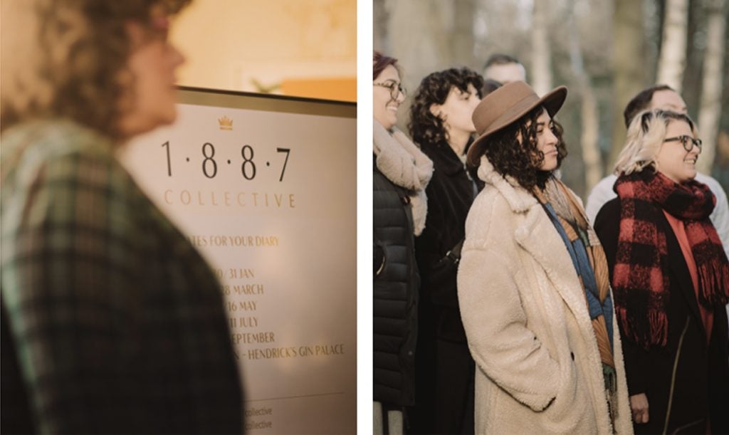 The William Grant & Sons participants for this year's 1887 collective