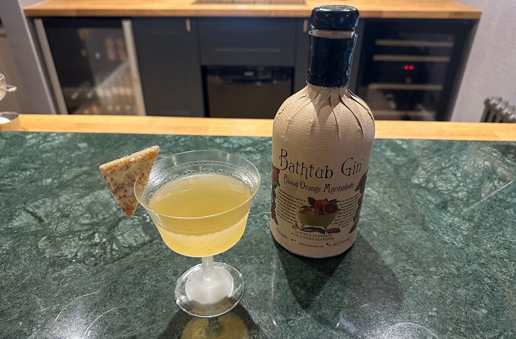 Blood Orange Marmalade Breakfast Martini