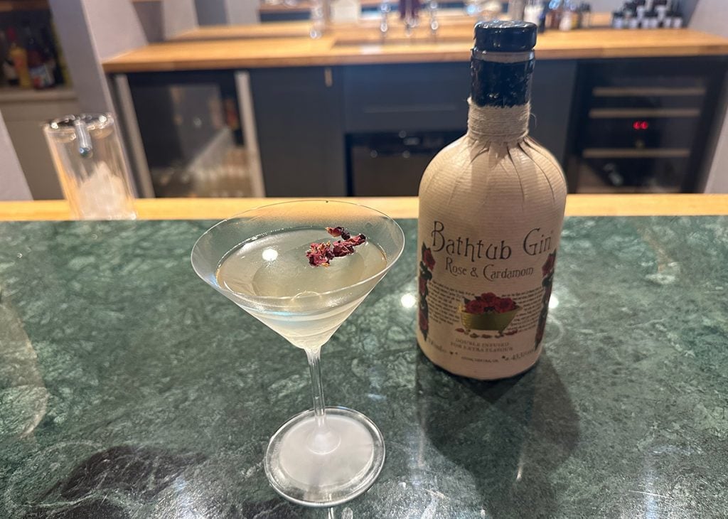 Rose and Cardamom Dry Martini