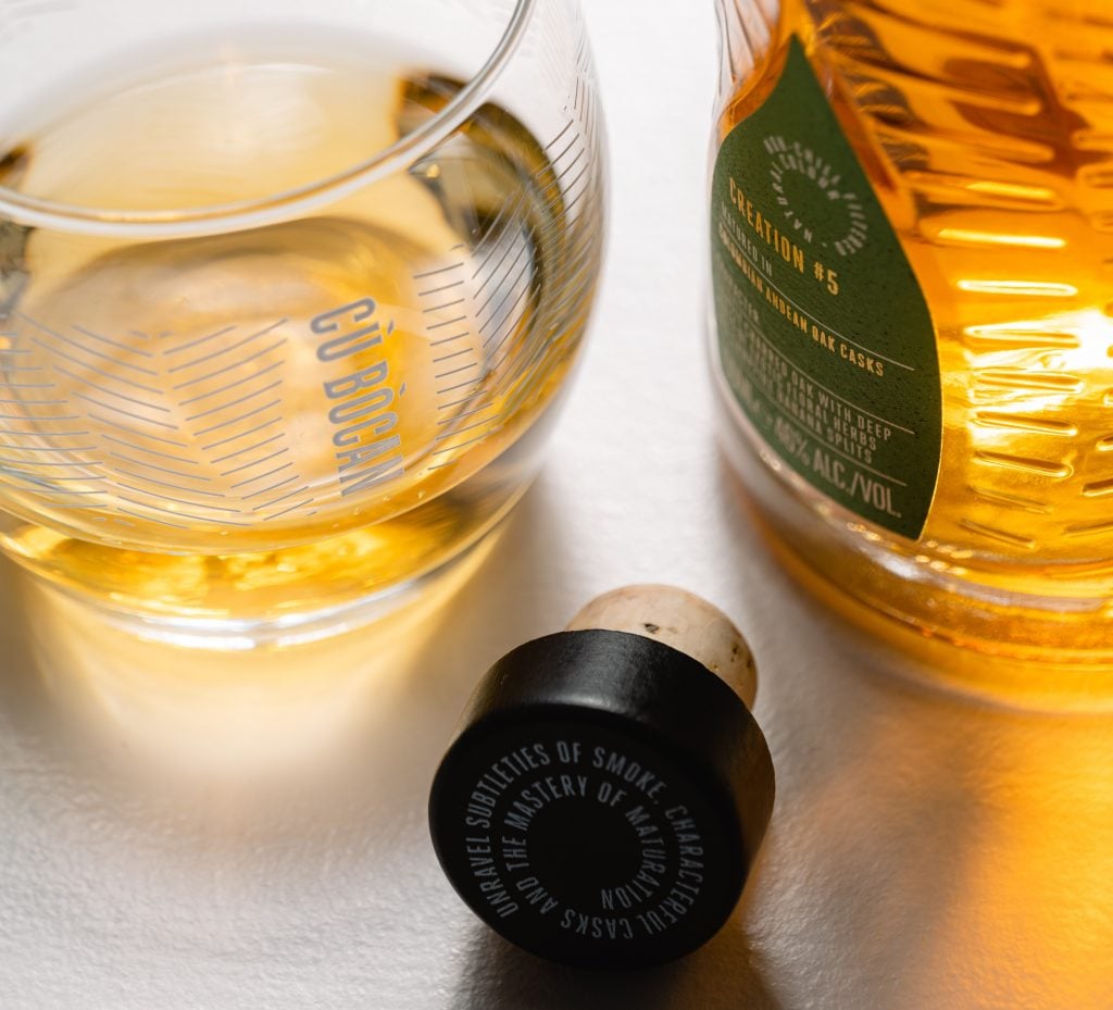 Glass of Cù Bòcan Creation #5