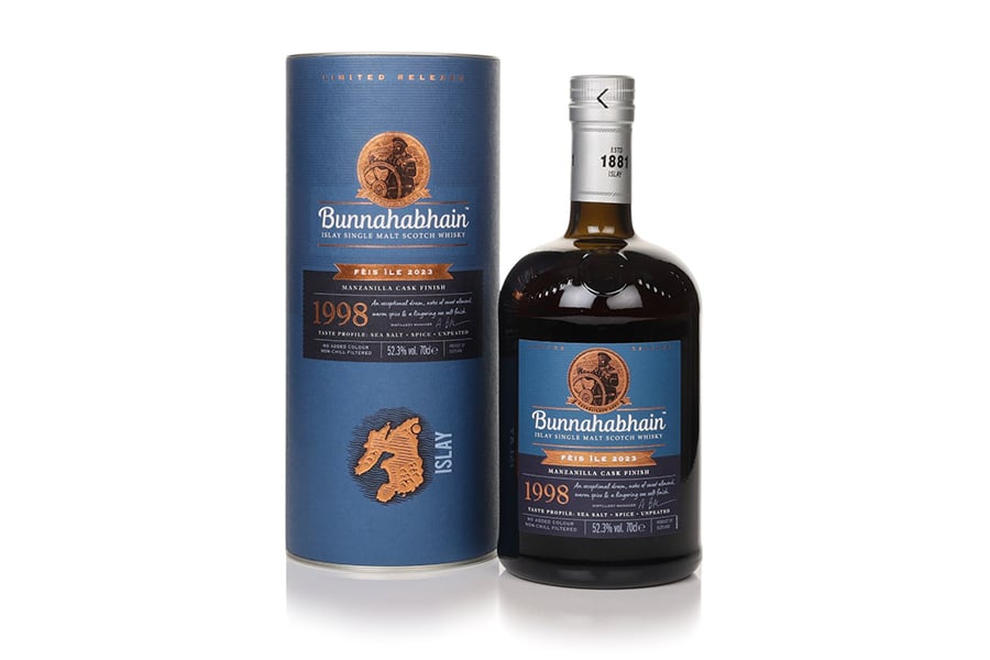 Bunnahabhain 1998 Manzanilla Cask Finish - Fèis Ìle 2023 70cl