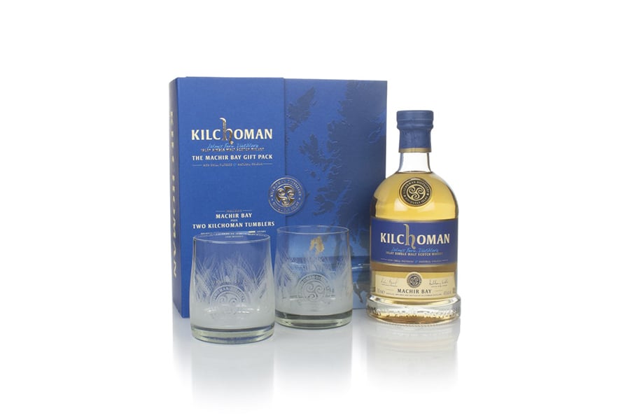Kilchoman Machir Bay Gift Pack with 2x Glasses 70cl
