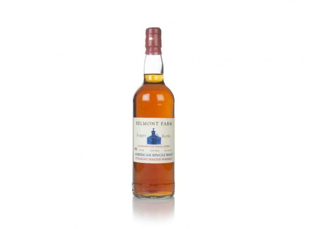 Belmont Farm Kopper Single Malt whiskey for 4 July