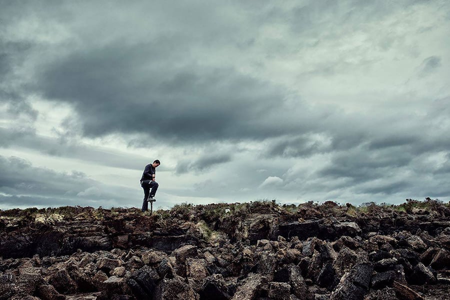 Peat bogs on Orkney
