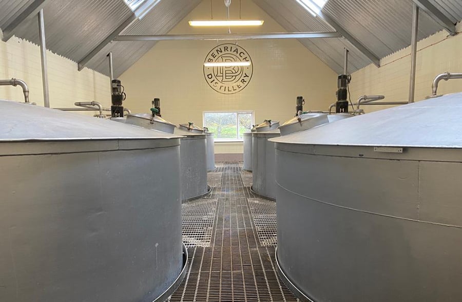 Benriach distillery washbacks