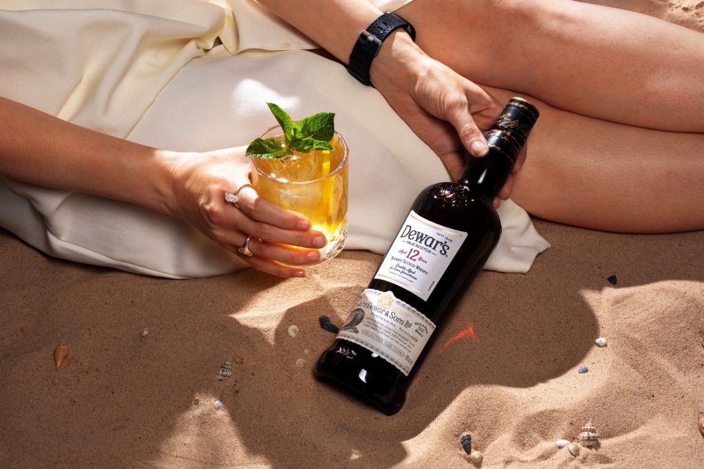 Whisky Smash on the Beach