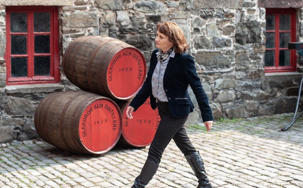 Dr. Rachel Barrie, who oversees whisky production at GlenDronach