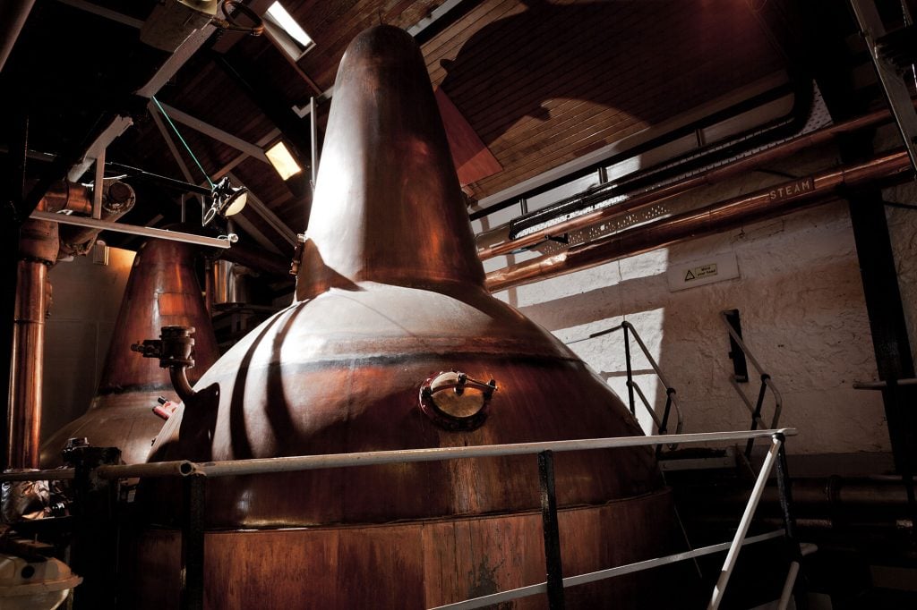 Balblair Distillery stills