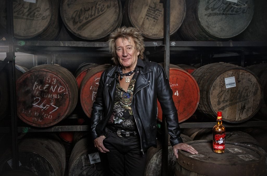 Wolfie's whisky Rod Stewart