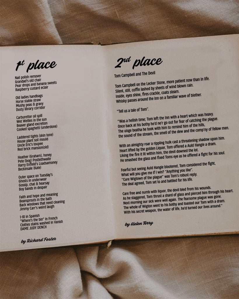 Nail polish remover by Richard Foster and Tom Campbell and The Devil by Helen Terry