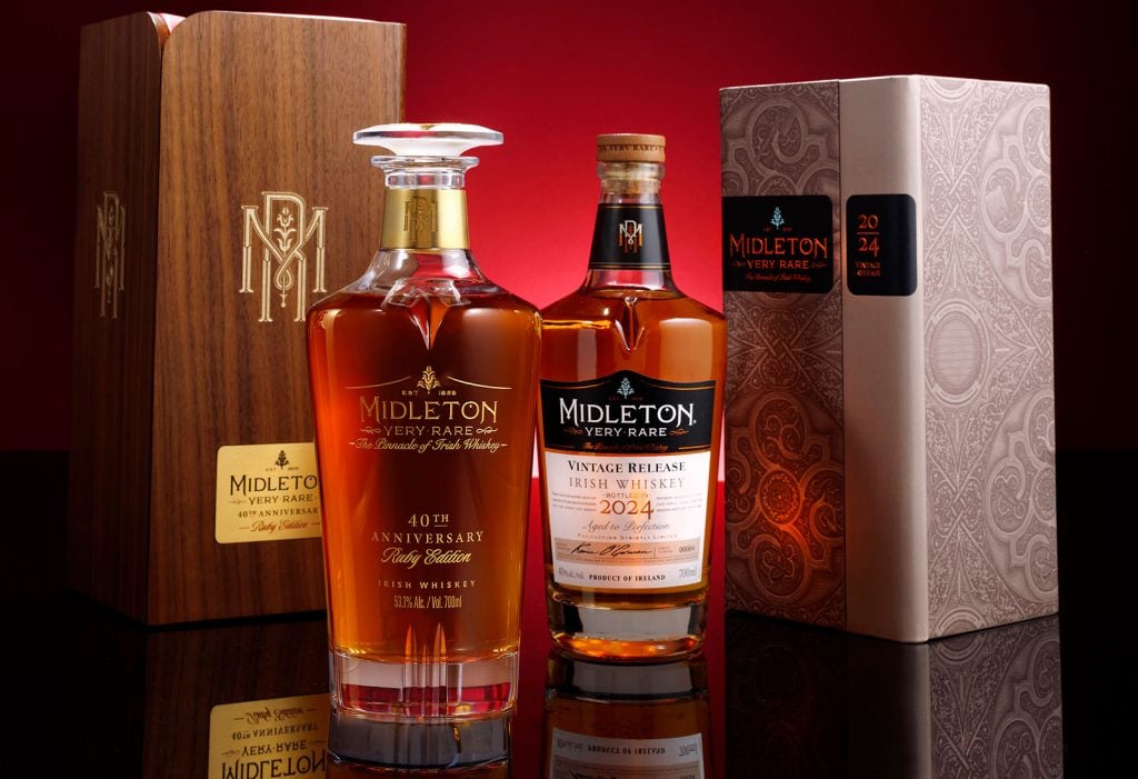 Midleton Very Rare 2024 and Midleton Very Rare 40th Anniversary Ruby Edition.