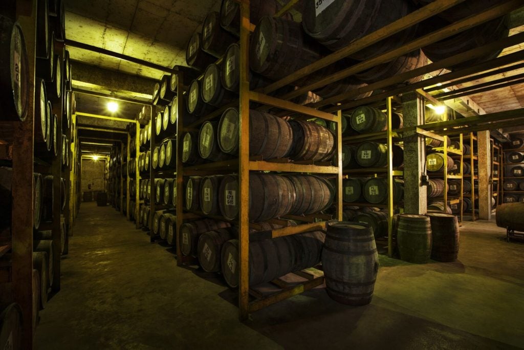 Paul John distillery casks