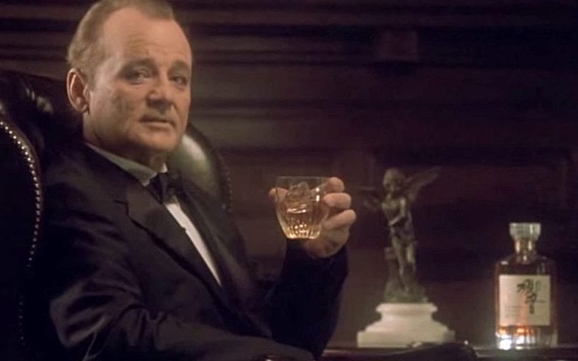 Bill Murray in Lost in Translation - Suntory