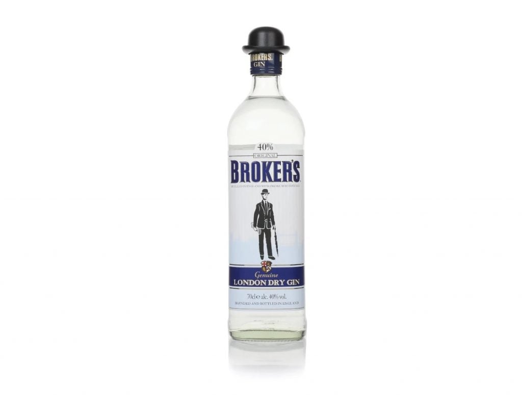 Broker's Dry Gin 10 gins for under £25