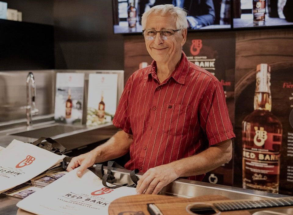 Red Bank Whisky master blender Michel Marcil