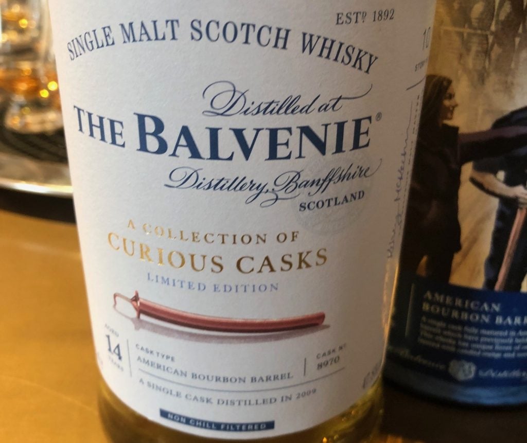 American oak Balvenie 14 Collectionof Curious Casks