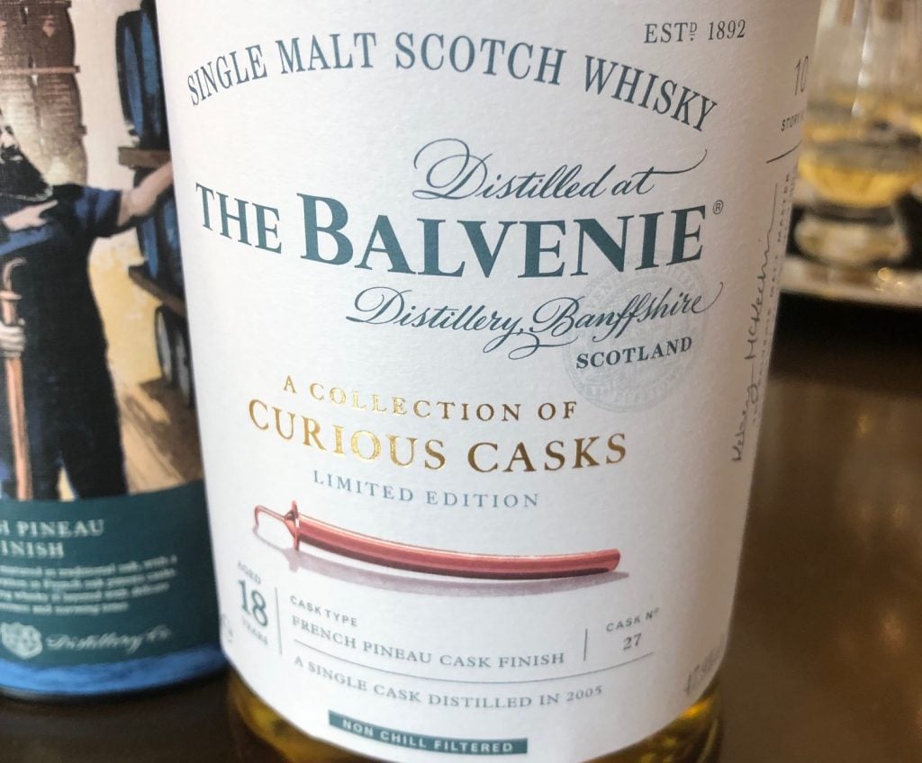 Pineau-aged Balvenie Collection of Curious Casks