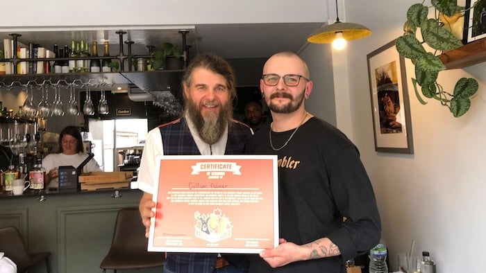 Callum Palmer, of Nottingham's Tilt Bar, the winner of Boutique-y vs. the World!